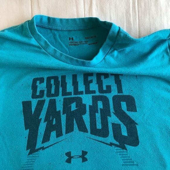 Under Armour boys heatgear T-shirt size YLG - Picture 2 of 2